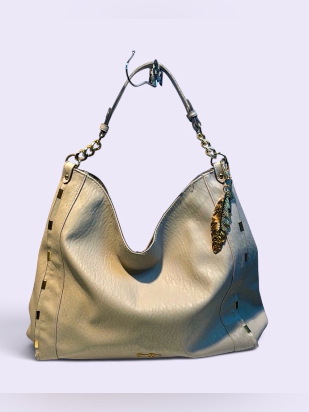 Jessica Simpson Cream Slouchy Shoulder Bag
